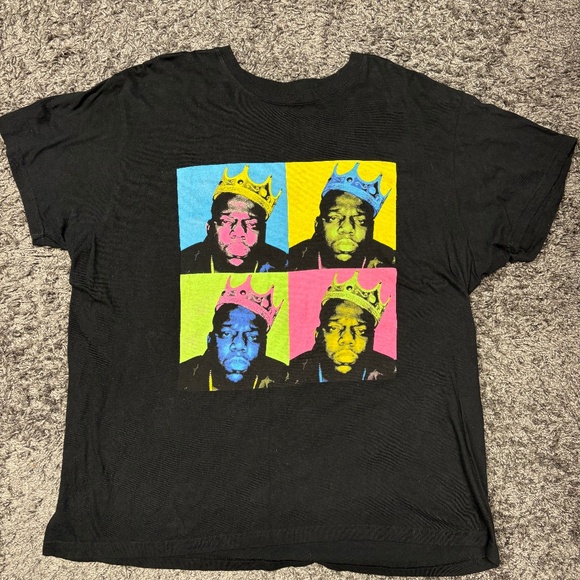 Official "The Notorious B.I.G." Black T Shirt X-Large Merchandise Pre-Owned - Picture 1 of 3